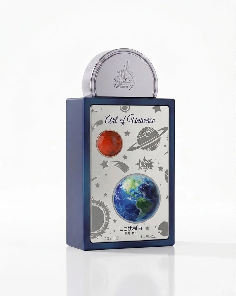LATTAFA ART OF UNIVERSE perfume bottle